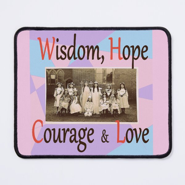Item preview, Wisdom Hope Courage & Love designed and sold by Liberty Lists.