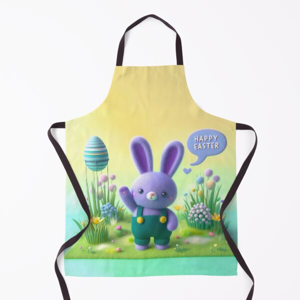 Item preview, 3D easter rabbit standing on grass with egg for happy holiday designed and sold by ideandesign.