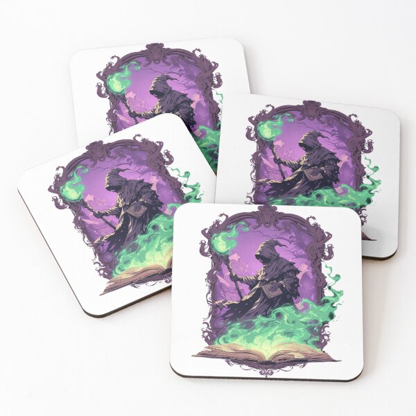 Item preview, Arcane Sorcerer – Dark Wizard Casting Green Flame Spell designed and sold by YSiGn_.