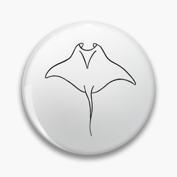 Item preview, Manta ray outline  designed and sold by Designsbyleahhh.