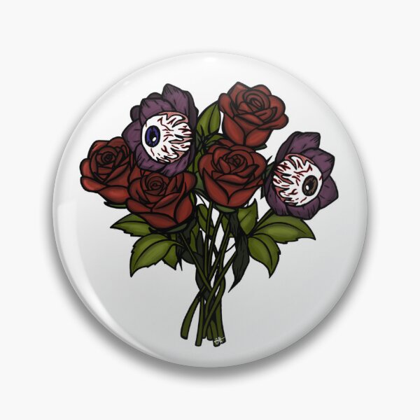 Item preview, Rose and Eyeball Bouquet designed and sold by TheEmeraldMoon.