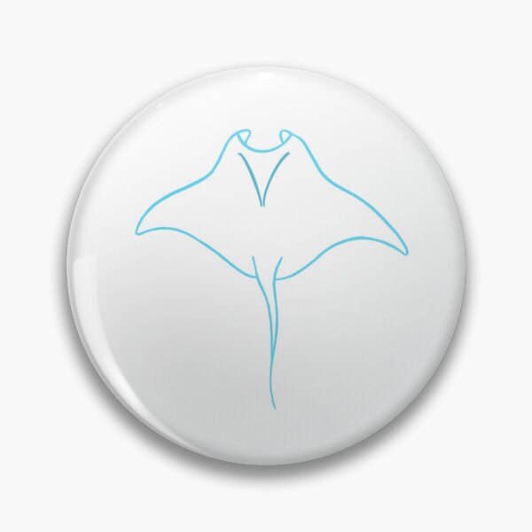 Item preview, Blue manta ray designed and sold by Designsbyleahhh.
