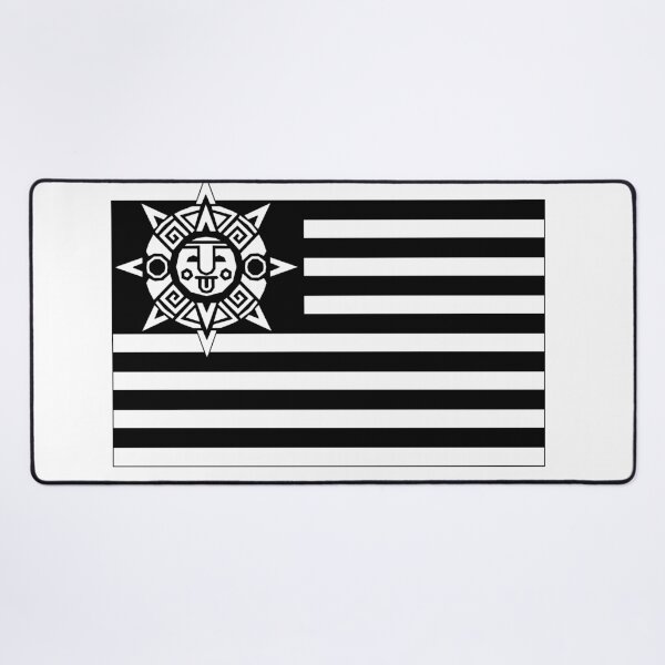 Item preview, USA Flag Aztec Calendar Crossover Mexican Heritage designed and sold by the Zarock Shop.