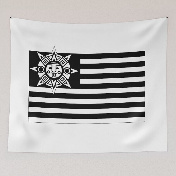 Item preview, USA Flag Aztec Calendar Crossover Mexican Heritage designed and sold by the Zarock Shop.