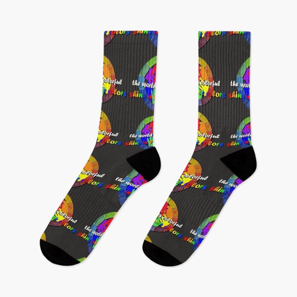 Item preview, The world is colorful, LGBTQ colors designed and sold by cp-art.art.