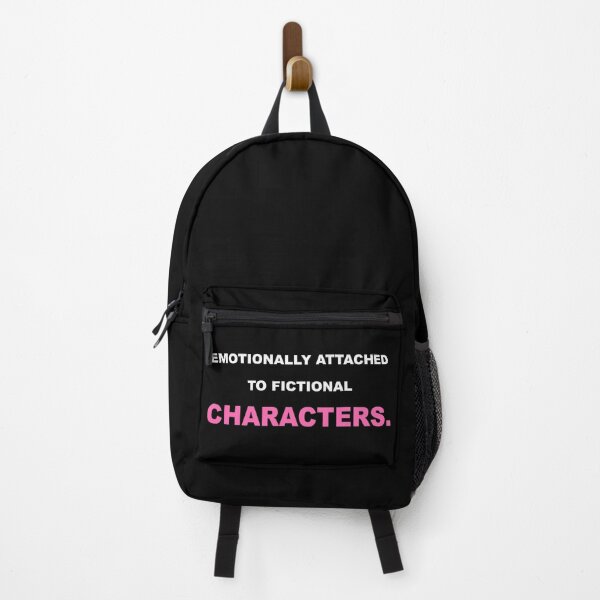 Item preview, Emotionally Attached To Fictional Characters Funny Bookish designed and sold by Mikidesign1988.