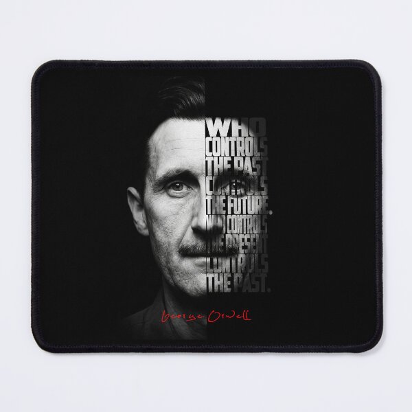 Item preview, George Orwell Splitface Quote Poster designed and sold by Enea Kelo.