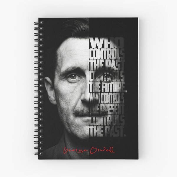 Item preview, George Orwell Splitface Quote Poster  designed and sold by Enea Kelo.