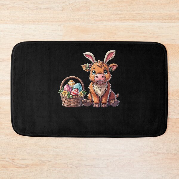 Item preview, Highland Cow Easter Egg Hunt Funny Cattle Cow Easter designed and sold by Boutkimaewab.