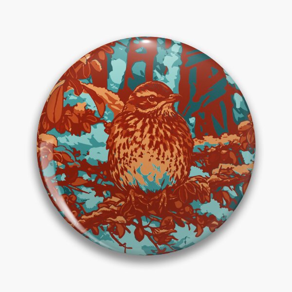 Item preview, Redwing in Rust & Teal designed and sold by Artist Warrior.