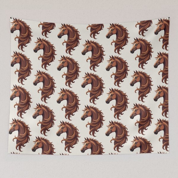 Item preview, Chestnut Sorrel Horse Head | Elegant Equestrian Horse Design designed and sold by Debbie Schulte.