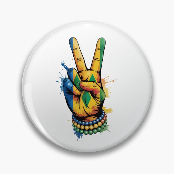 Item preview, Saint Vincent Peace Sign Hand – St Vincent and the Grenadines Flag Pride Design designed and sold by WHDProduction45.