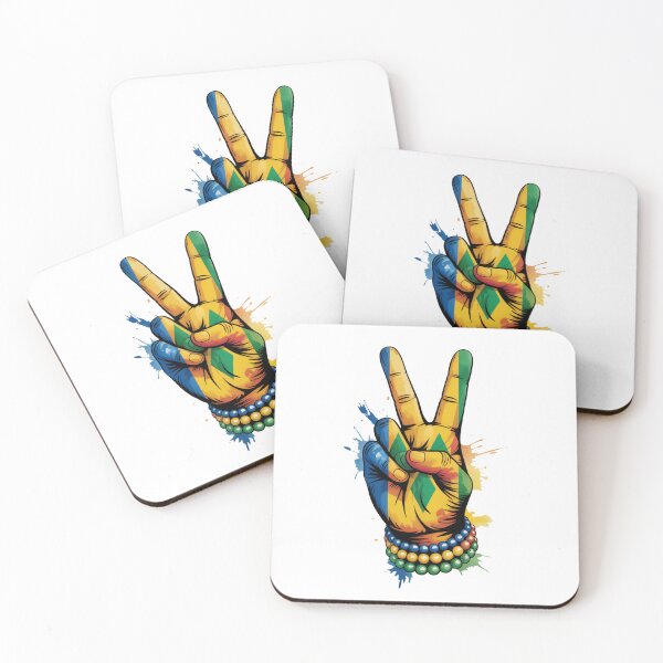 Item preview, Saint Vincent Peace Sign Hand – St Vincent and the Grenadines Flag Pride Design designed and sold by WHDProduction45.