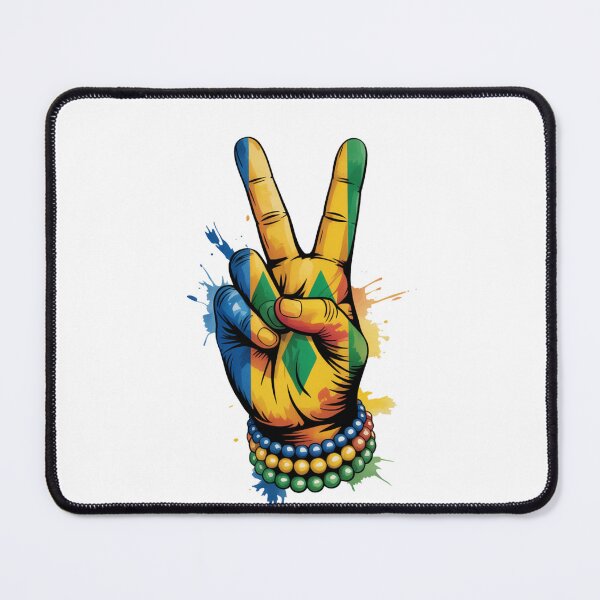 Item preview, Saint Vincent Peace Sign Hand – St Vincent and the Grenadines Flag Pride Design designed and sold by WHDProduction45.