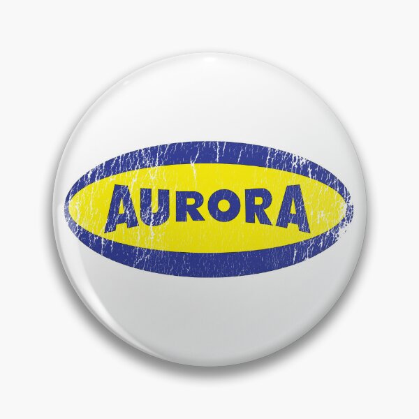 Item preview, 1960's Aurora Plastics Corporation emblem - vintage hobbying - aged, worn print designed and sold by retropetrol.