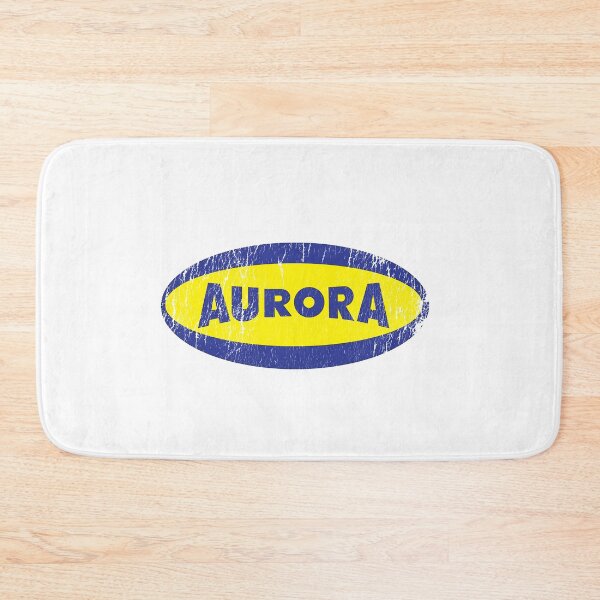 Item preview, 1960's Aurora Plastics Corporation emblem - vintage hobbying - aged, worn print designed and sold by retropetrol.