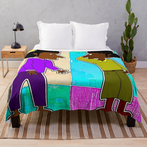 Item preview, "Twin Characters in Vibrant Abstract Background" designed and sold by nighttime1990.