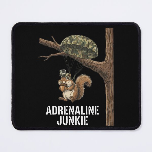 Item preview, Adrenaline Junkie Skydiving Squirrel with Acorn designed and sold by k3rstman1.