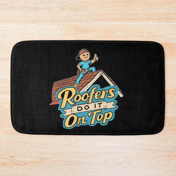 Item preview, Roofers Do It On Top Funny Roofing Contractor T-Shirt Gift for Construction Workers designed and sold by Popstudio85.