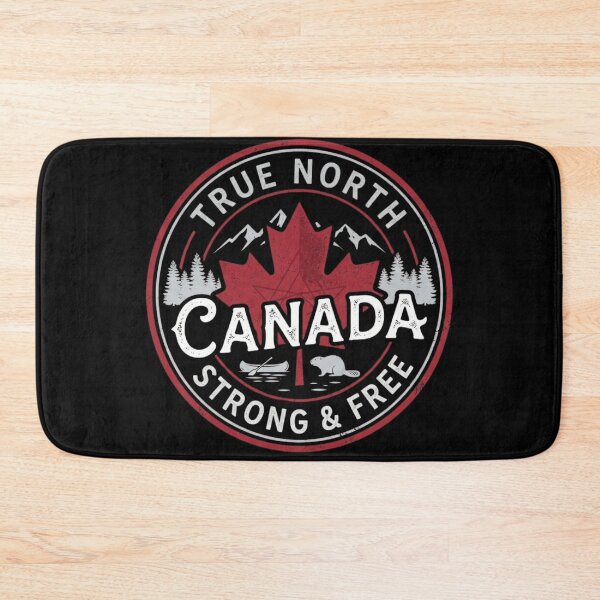 Item preview, Vintage Canada True North Strong & Free | Distressed Maple Leaf Badge designed and sold by Wear Sculpt.