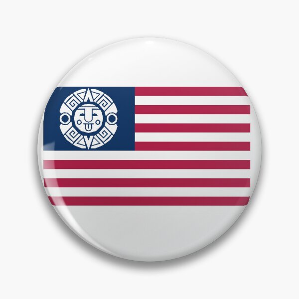 Item preview, USA Flag Aztec Calendar Crossover Mexican Heritage designed and sold by the Zarock Shop.