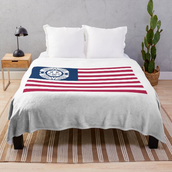 Item preview, USA Flag Aztec Calendar Crossover Mexican Heritage designed and sold by the Zarock Shop.