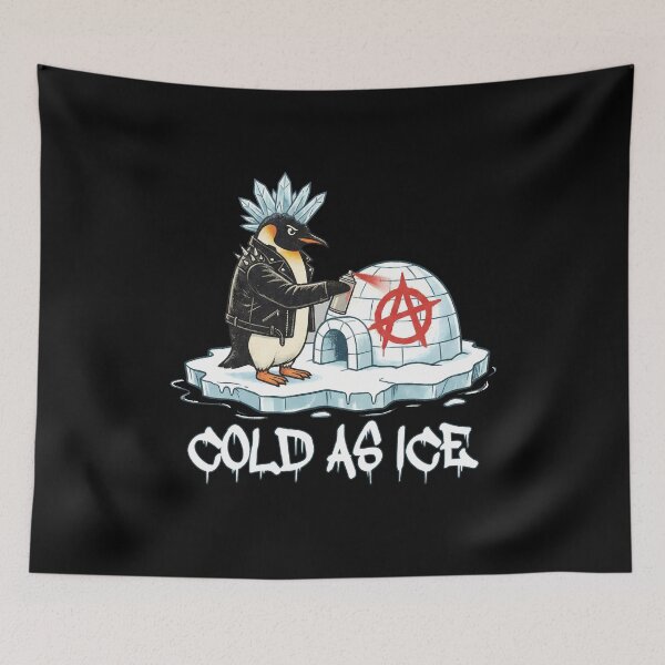Item preview, Punk Rock Anarchist Penguin with Ice Mohawk designed and sold by k3rstman1.