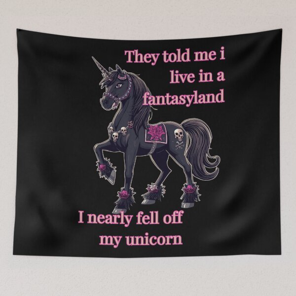 Item preview, I nearly fell of my unicorn designed and sold by whatthefoxsays.