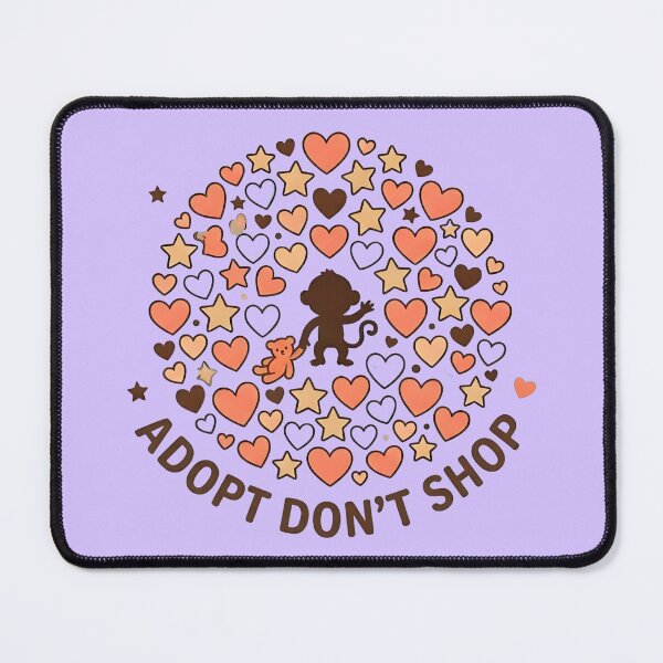 Item preview, Adopt Don't Shop - Punch Monkey Awareness Design designed and sold by WowDezign.