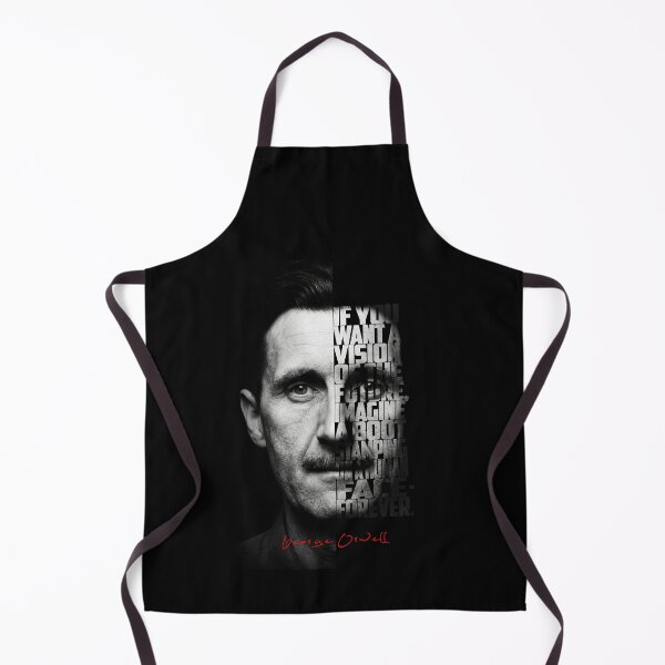 Item preview, George Orwell Splitface Quote Poster designed and sold by Enea Kelo.