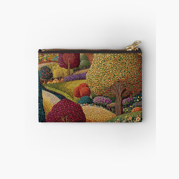 Item preview, Colorful Floral Springtime Landscape designed and sold by Neika Shimm Designs.