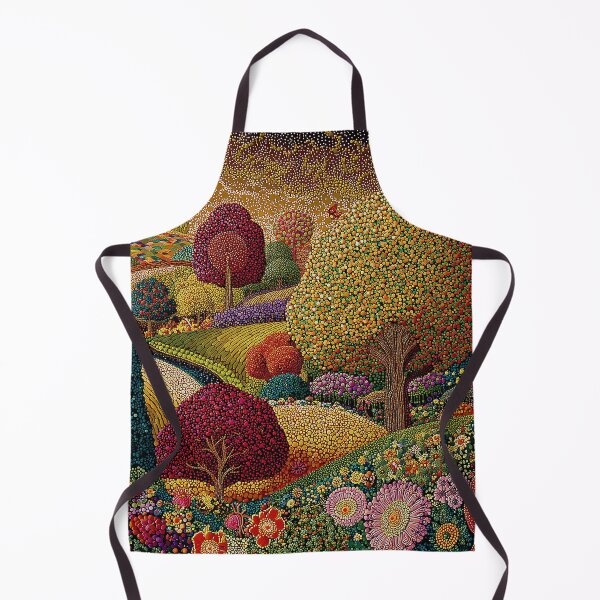Item preview, Colorful Floral Springtime Landscape designed and sold by Neika Shimm Designs.