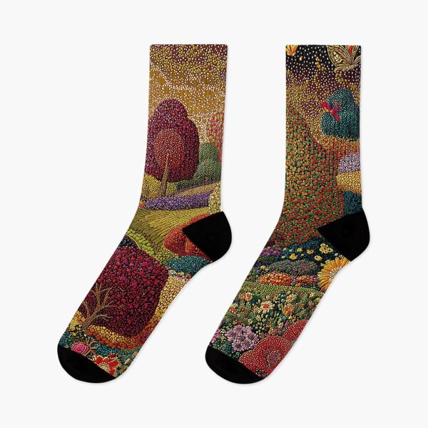 Item preview, Colorful Floral Springtime Landscape designed and sold by Neika Shimm Designs.