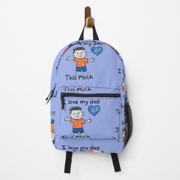 Item preview, I Love My Dad This Much" – Heartfelt Child's Drawing designed and sold by sanorastyle.