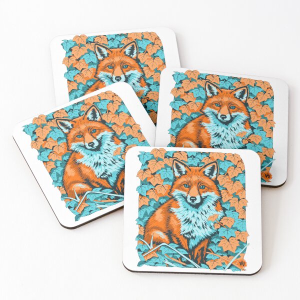 Item preview, Teal and Ember Fox designed and sold by Artist Warrior.