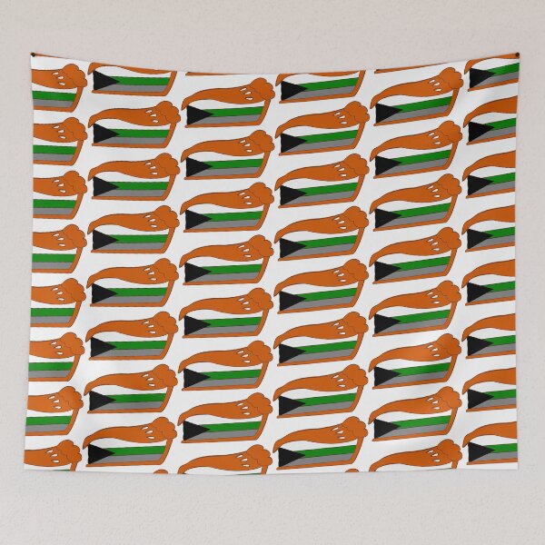 Item preview, Demiromantic Slice of Pie Pride Flag designed and sold by HarveyHandcraftsandDesigns.