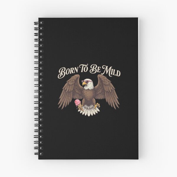 Item preview, Born To Be Mild Funny Bald Eagle Pun designed and sold by k3rstman1.