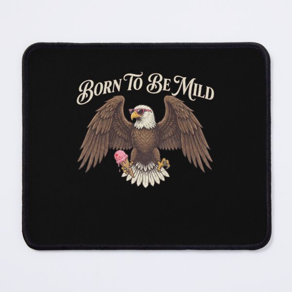 Item preview, Born To Be Mild Funny Bald Eagle Pun designed and sold by k3rstman1.