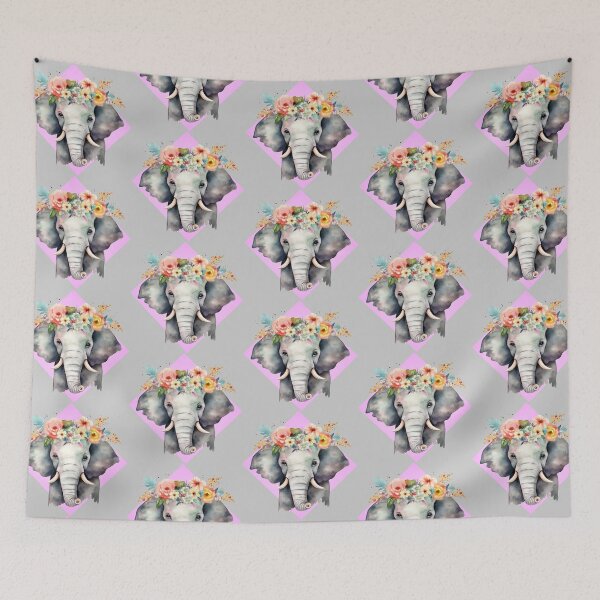 Item preview, Cute Elephant designed and sold by DalePrestonArt.