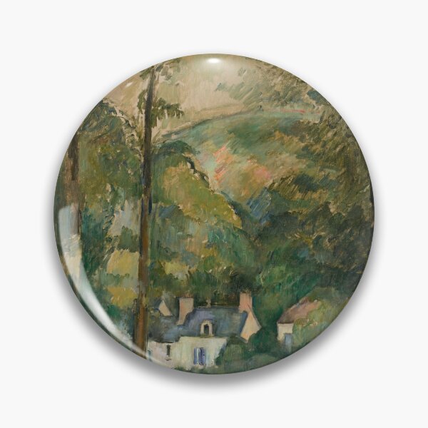 Item preview, Maisons Au Chou a Pontoise by Paul Cézanne: Serene Country Landscape designed and sold by artofuniverse.