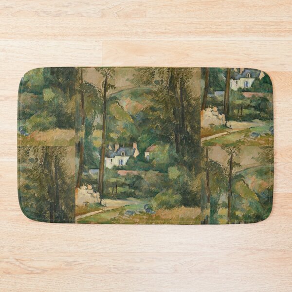 Item preview, Maisons Au Chou a Pontoise by Paul Cézanne: Serene Country Landscape designed and sold by artofuniverse.