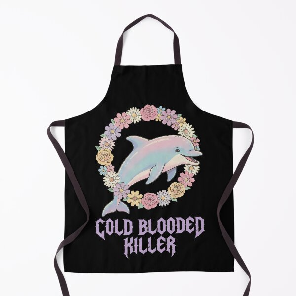 Item preview, Cold Blooded Killer Dolphin Pastel Floral Wreath designed and sold by k3rstman1.