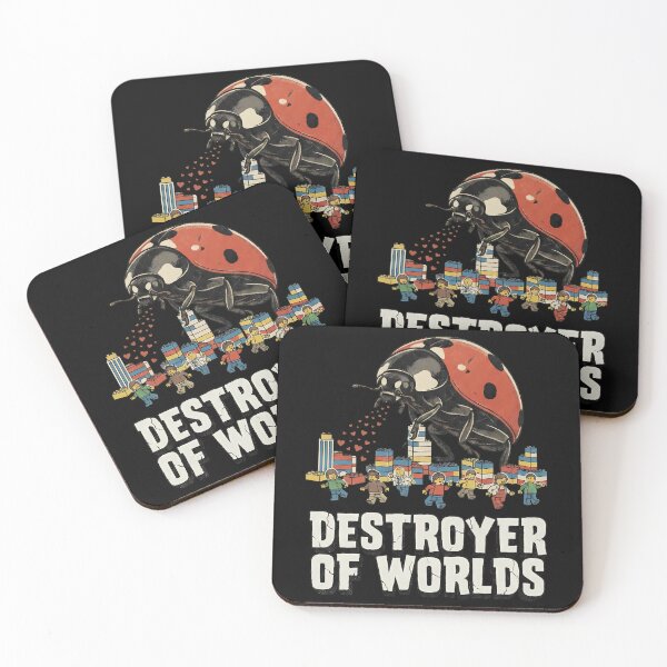 Item preview, Destroyer of Worlds Giant Ladybug Toy City Parody designed and sold by k3rstman1.