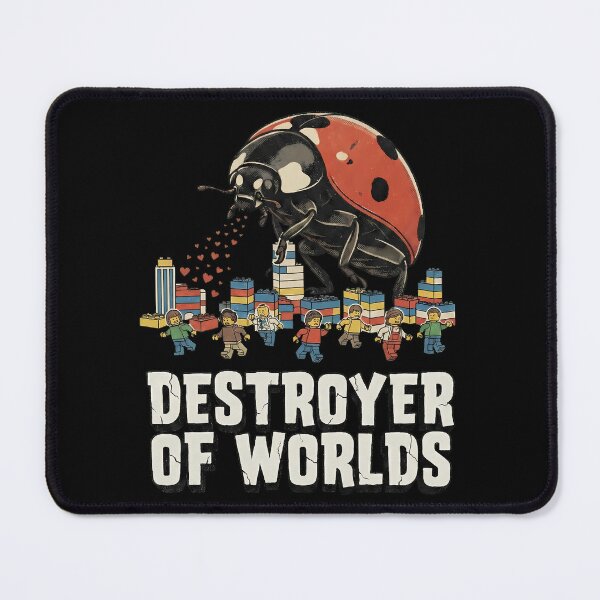 Item preview, Destroyer of Worlds Giant Ladybug Toy City Parody designed and sold by k3rstman1.