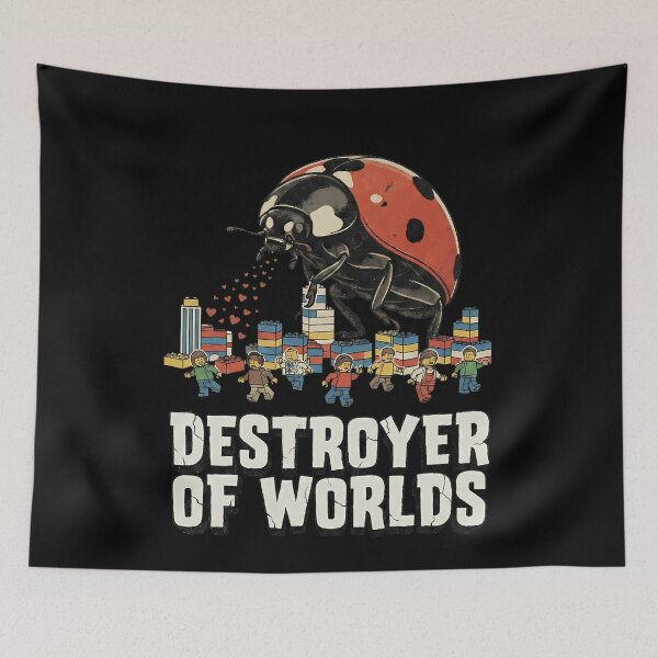 Item preview, Destroyer of Worlds Giant Ladybug Toy City Parody designed and sold by k3rstman1.