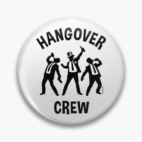 Item preview, Hangover Crew (Stag Night / Bachelor Party / Beer / Black) designed and sold by MrFaulbaum.