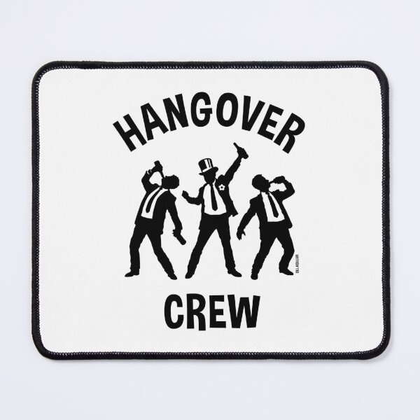 Item preview, Hangover Crew (Stag Night / Bachelor Party / Beer / Black) designed and sold by MrFaulbaum.