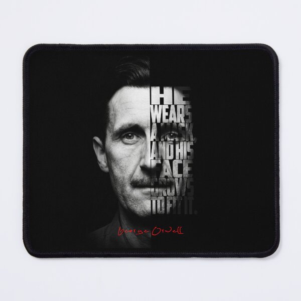 Item preview, George Orwell Splitface Quote Poster designed and sold by Enea Kelo.