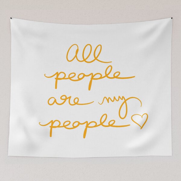 Item preview, All People are My People designed and sold by abeink.