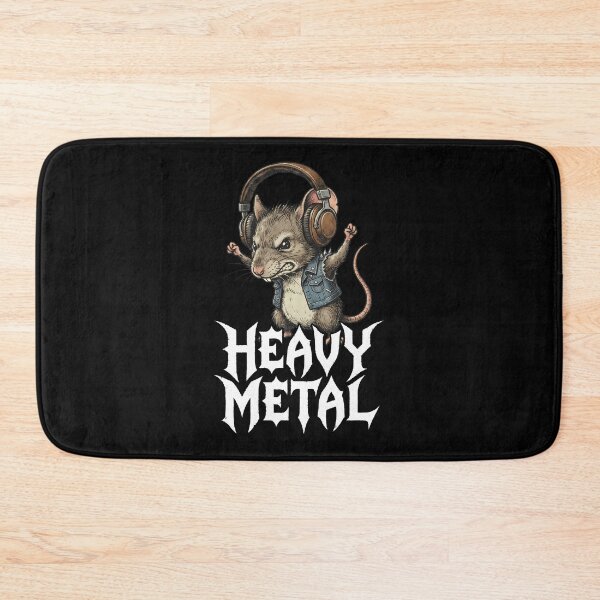 Item preview, Heavy Metal Mouse Rocker Rat with Headphones designed and sold by k3rstman1.